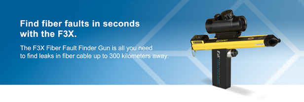 Find fiber faults in seconds with the F3X.