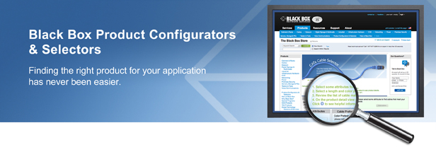 Black Box Product Configurators and Selectors