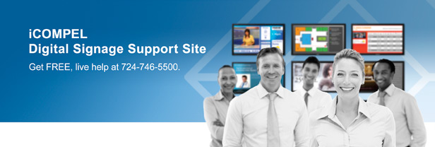 iCOMPEL Digital Signage Support Site