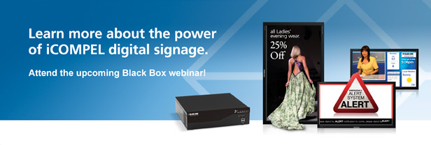 Learn more about the power iCOMPEL digital signage.