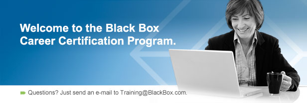 Welcome to the Black Box Career Certification Program.