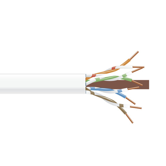CAT6U-R-PBC-SLD-WH