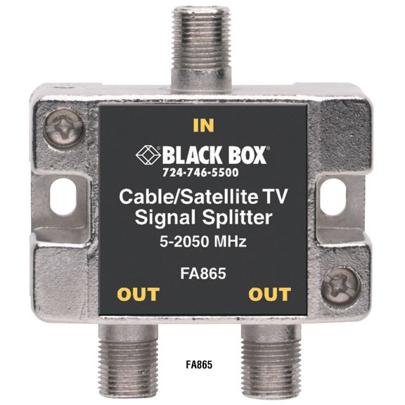 Cable/Satellite TV Signal Splitter, 2GHz, 12 FA865 Shop now