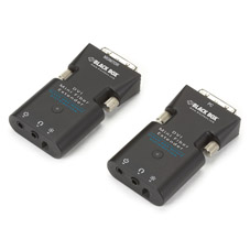 Mini Extender Kit for DVI-D and Stereo Audio over Fiber Mini Extender Kit for DVI-D and Stereo Audio over Fiber
